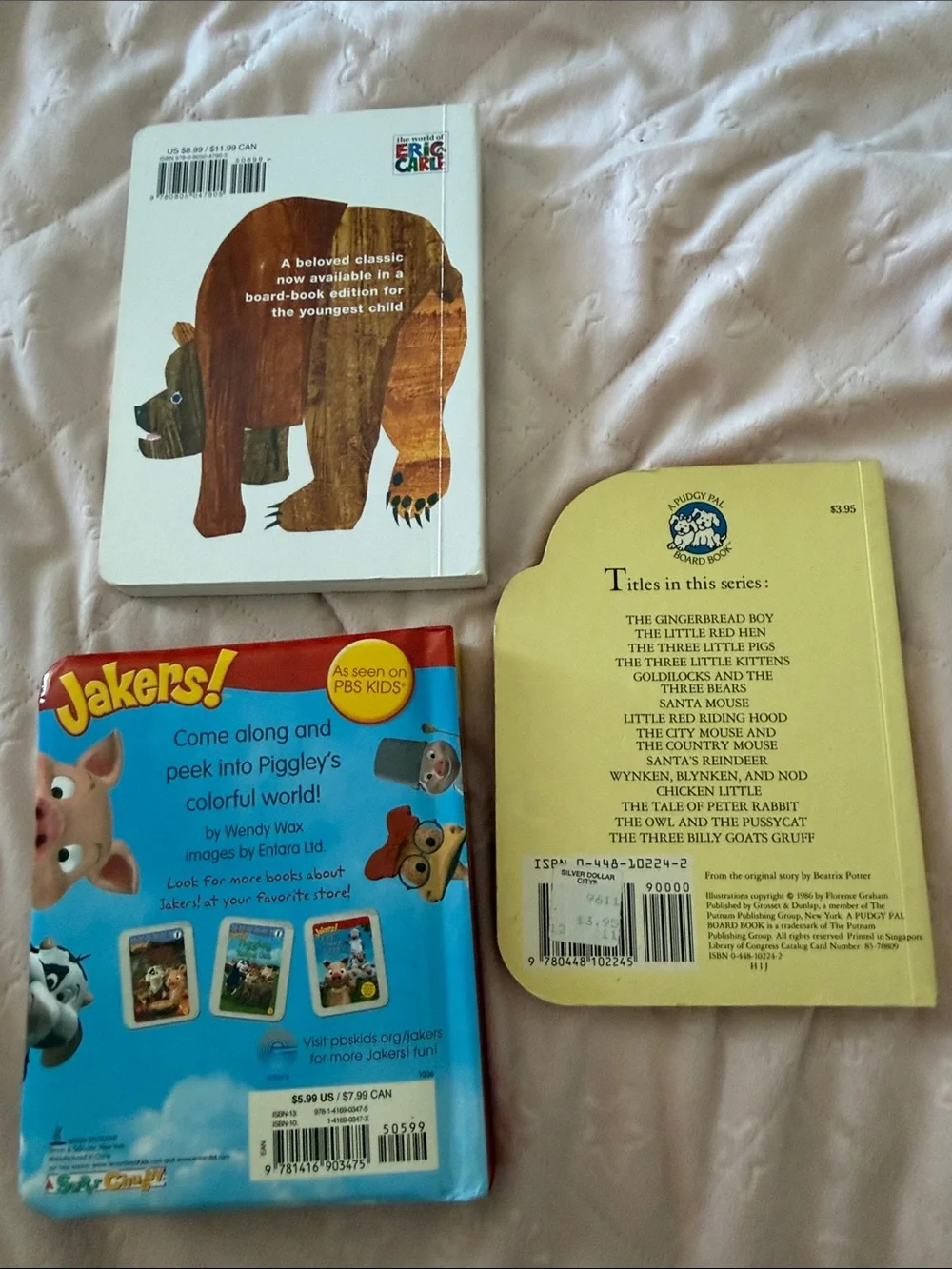 The Tale of Peter Rabbit Board Books bundle - brown bear- colors